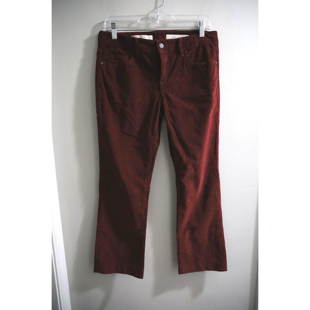 Pilcro and the Letterpress Corduroy‎ Bootcut Pants Burgundy red Size 28